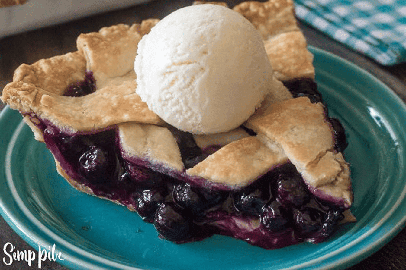 Delicious Homemade Blueberry Pie Recipe