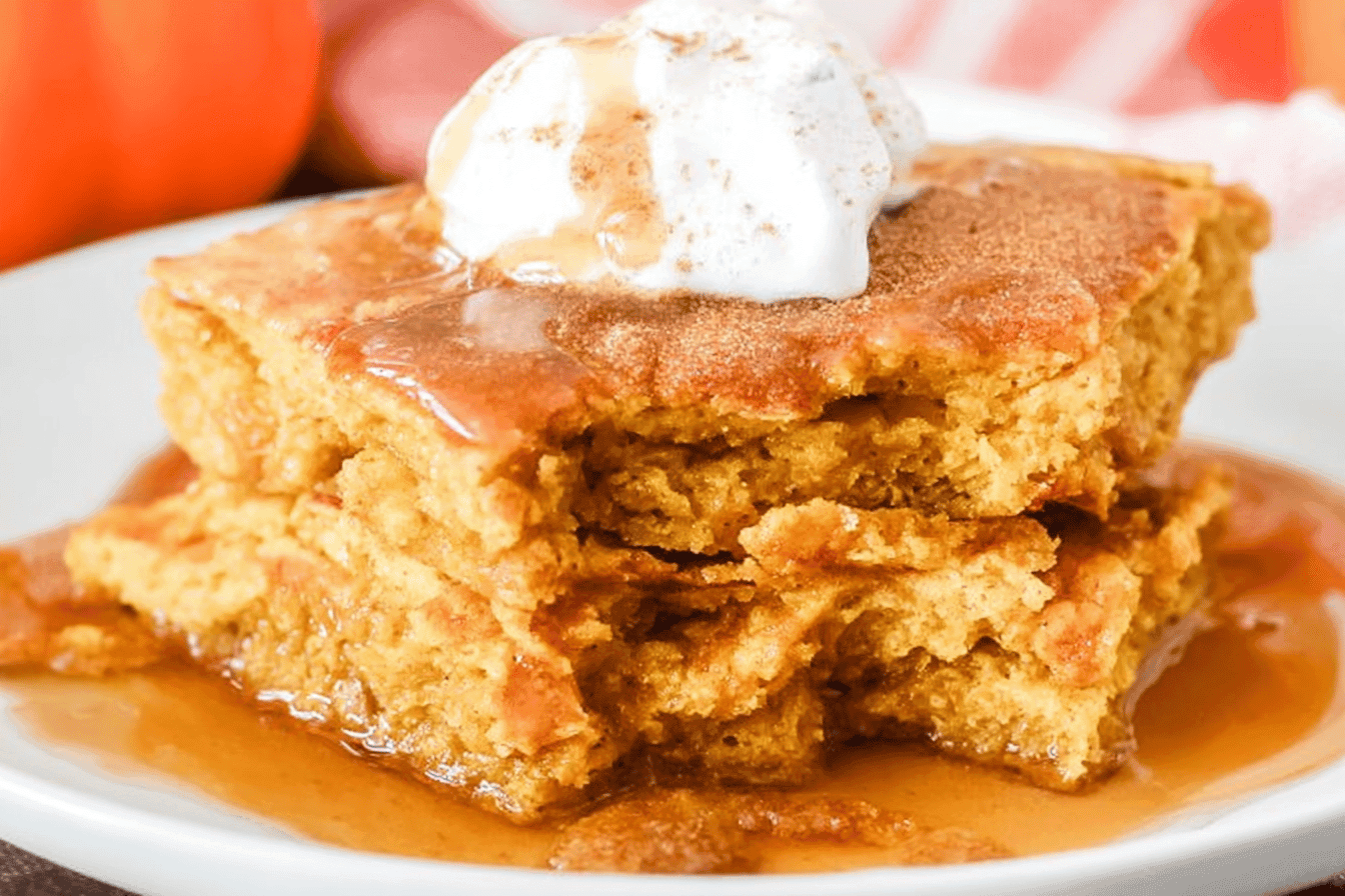 Delicious Pumpkin Sheet Pan Pancakes Recipe
