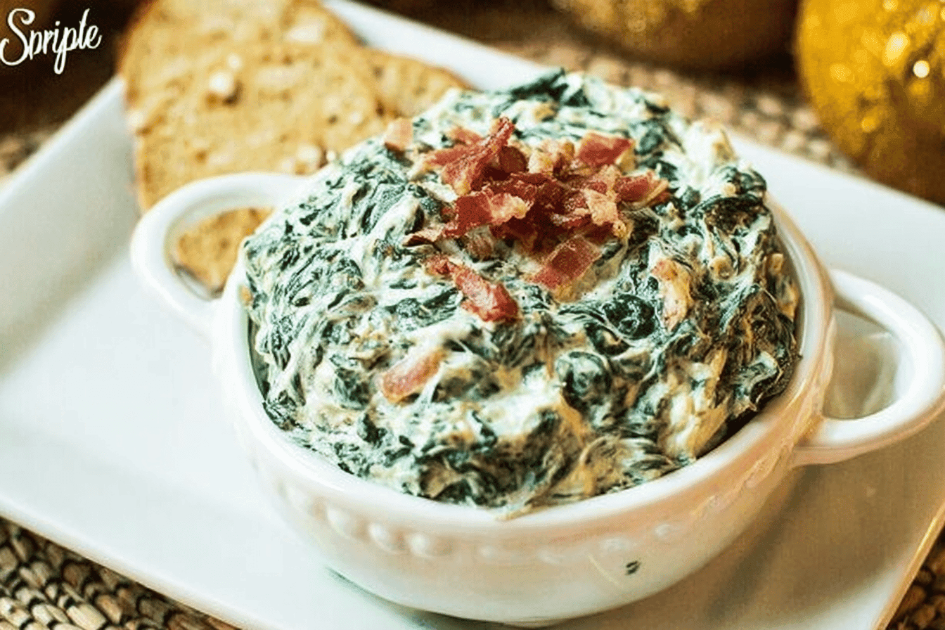 Delicious Spinach Dip with Bread Bowl Option