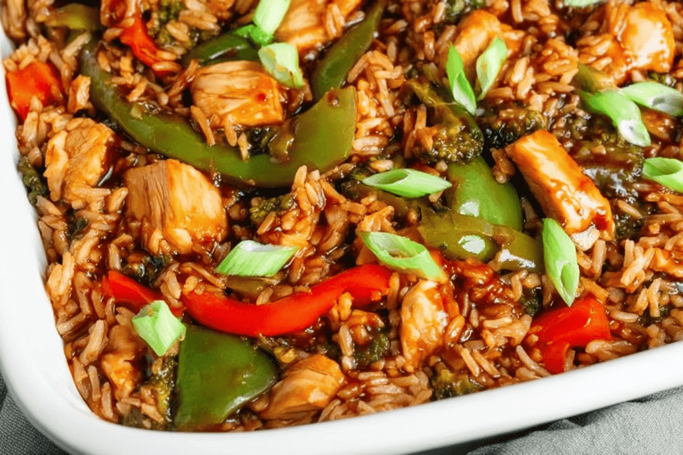 Delicious Teriyaki Chicken Casserole Recipe