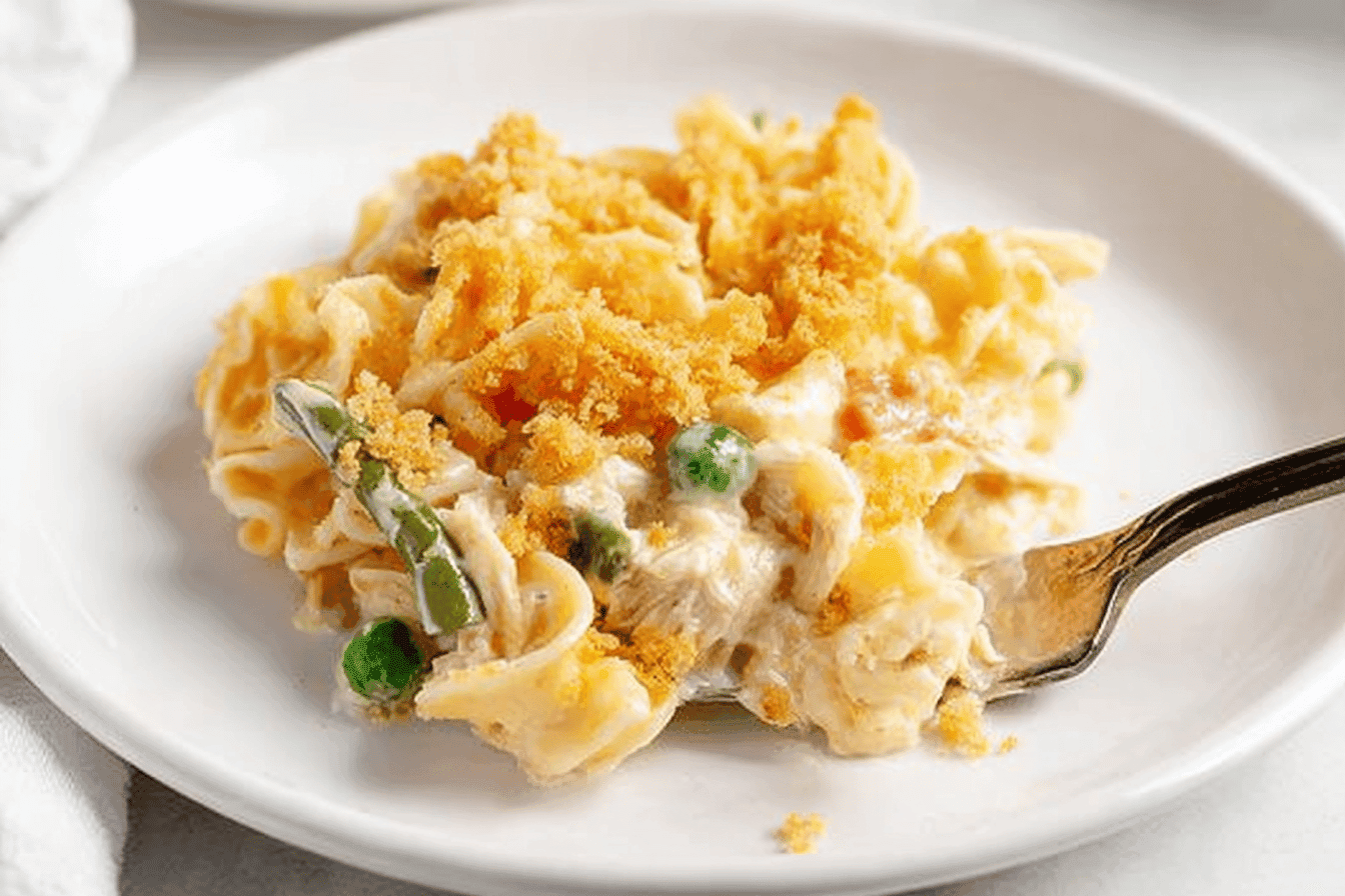 Easy Chicken and Noodle Casserole Recipe
