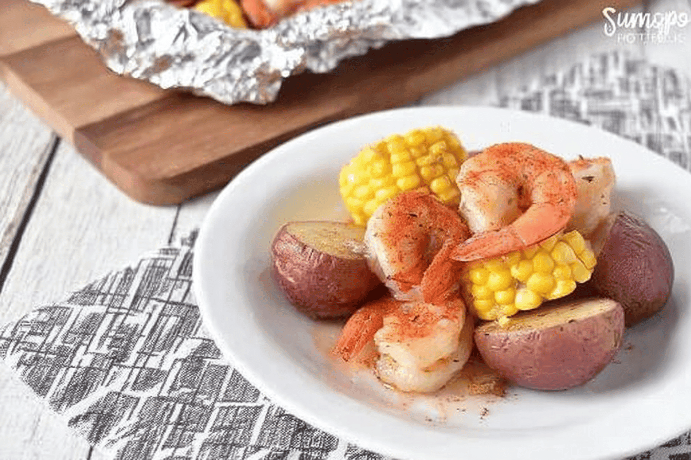 Easy Grilled Shrimp Foil Packets Recipe