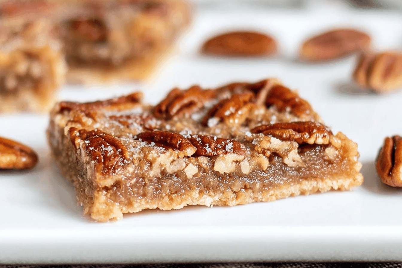 Easy Pecan Pie Bars Recipe