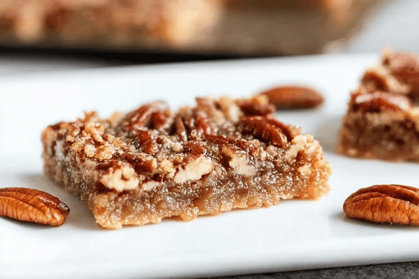 Easy Pecan Pie Bars Recipe