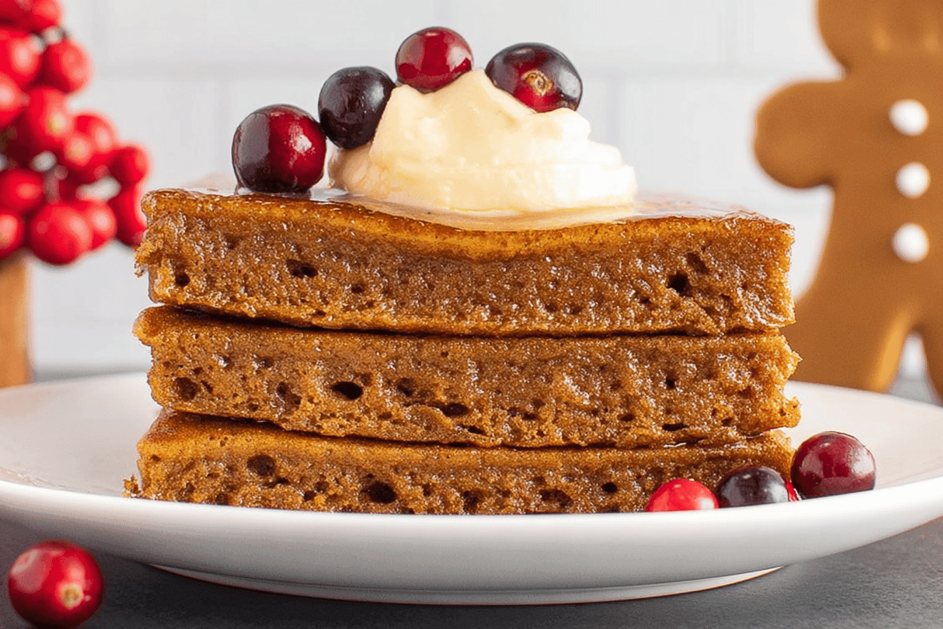 Gingerbread Sheet Pan Pancakes Recipe