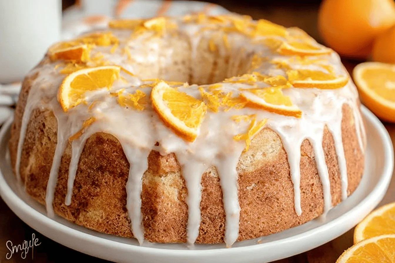 Glazed Orange Bundt Cake Delight