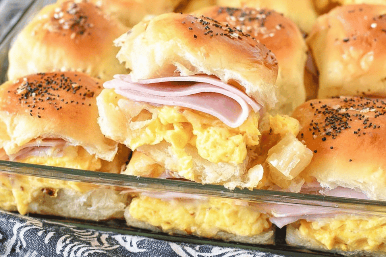 Hawaiian Roll Breakfast Sliders Recipe