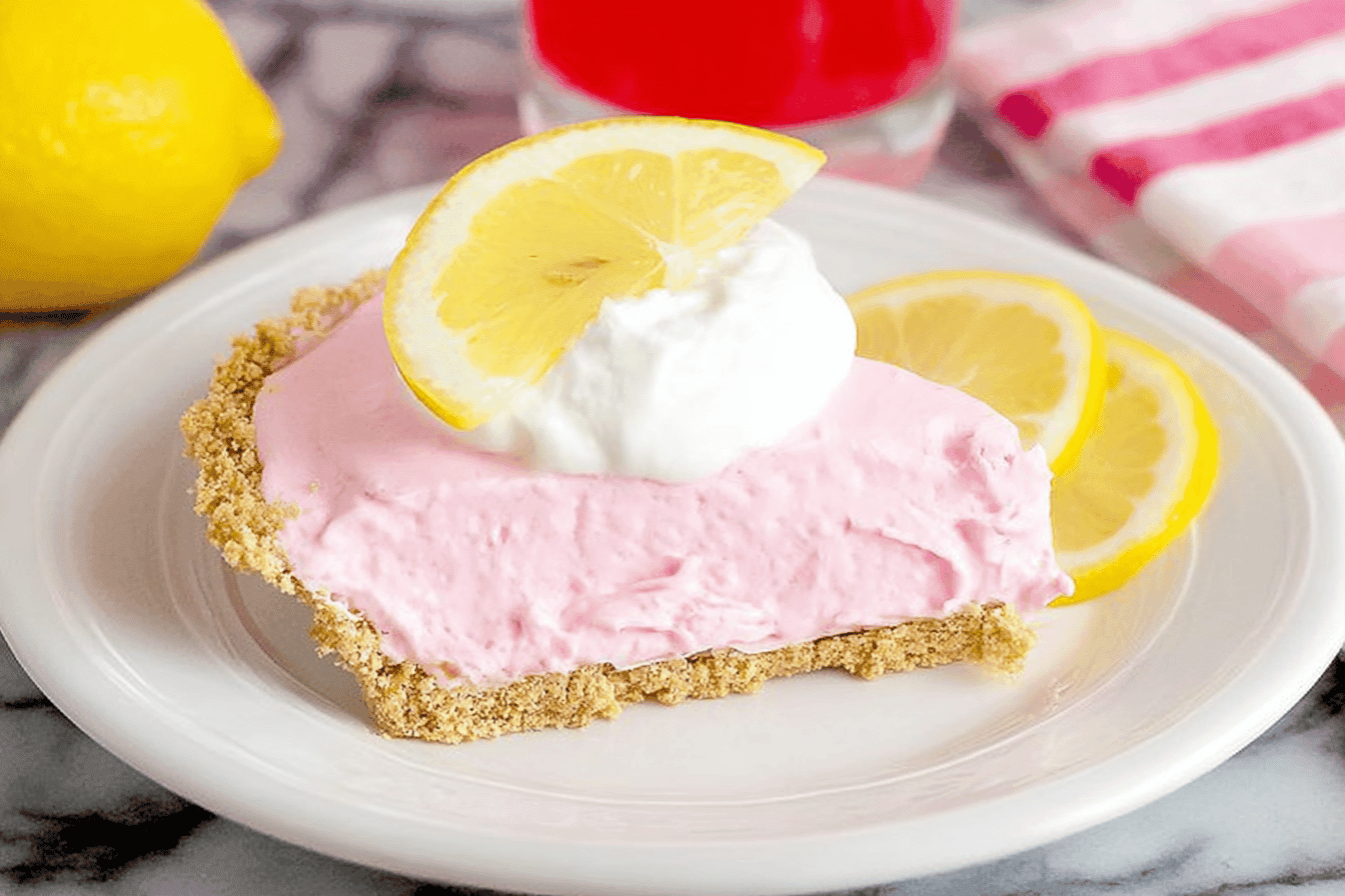 No-Bake Pink Lemonade Pie Recipe