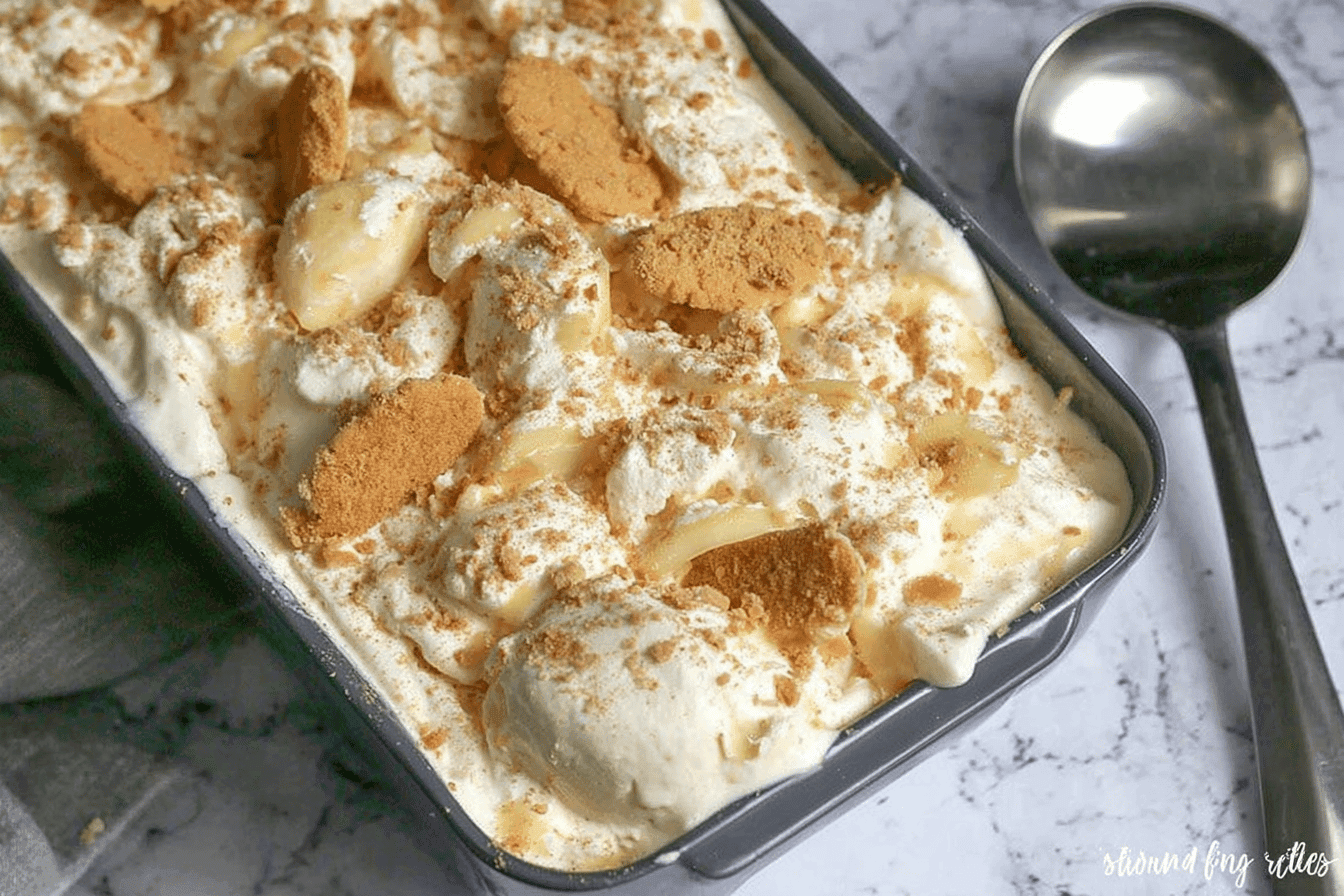 No Churn Banana Pudding Ice Cream Recipe