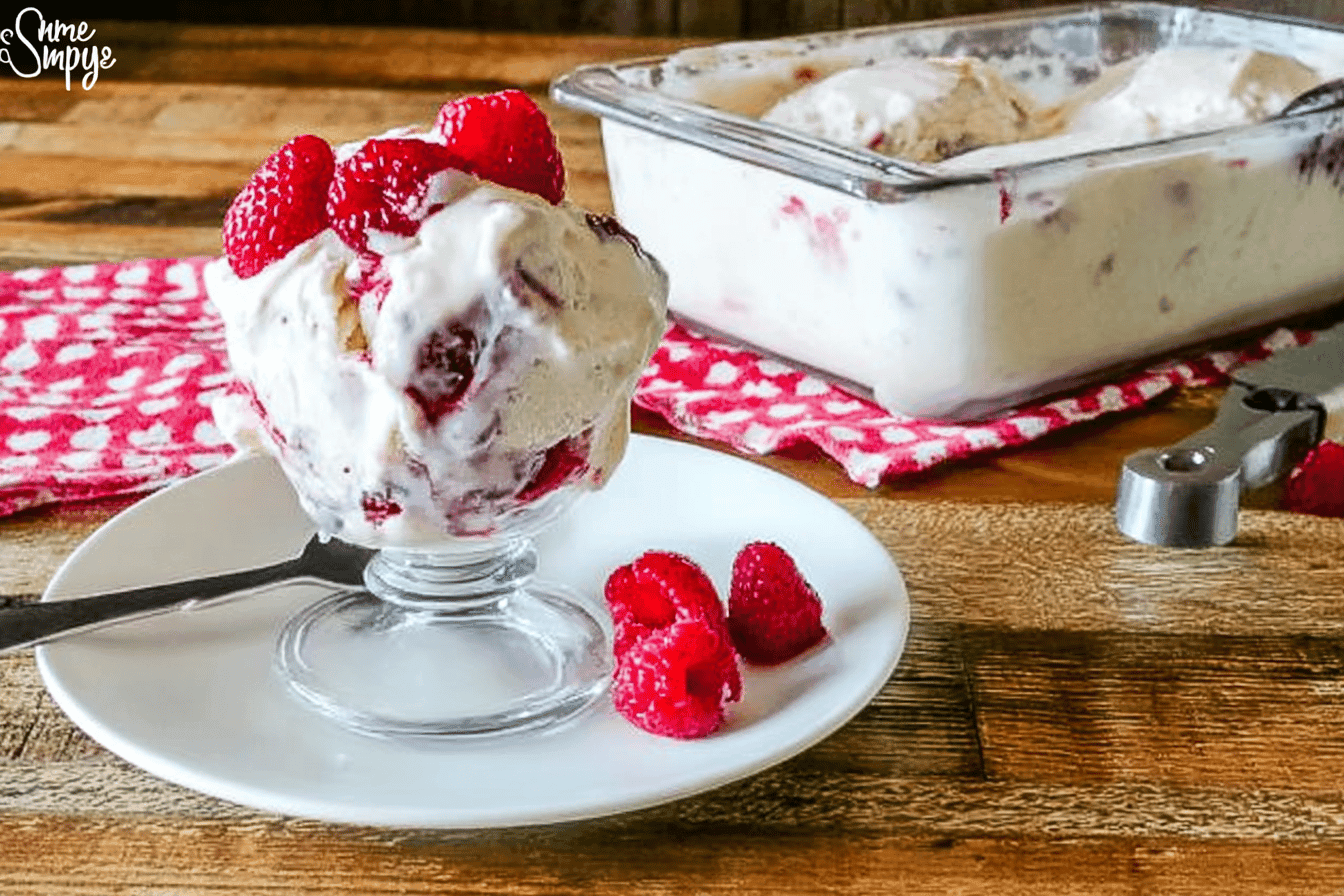 No Churn Berry Pie Ice Cream Recipe