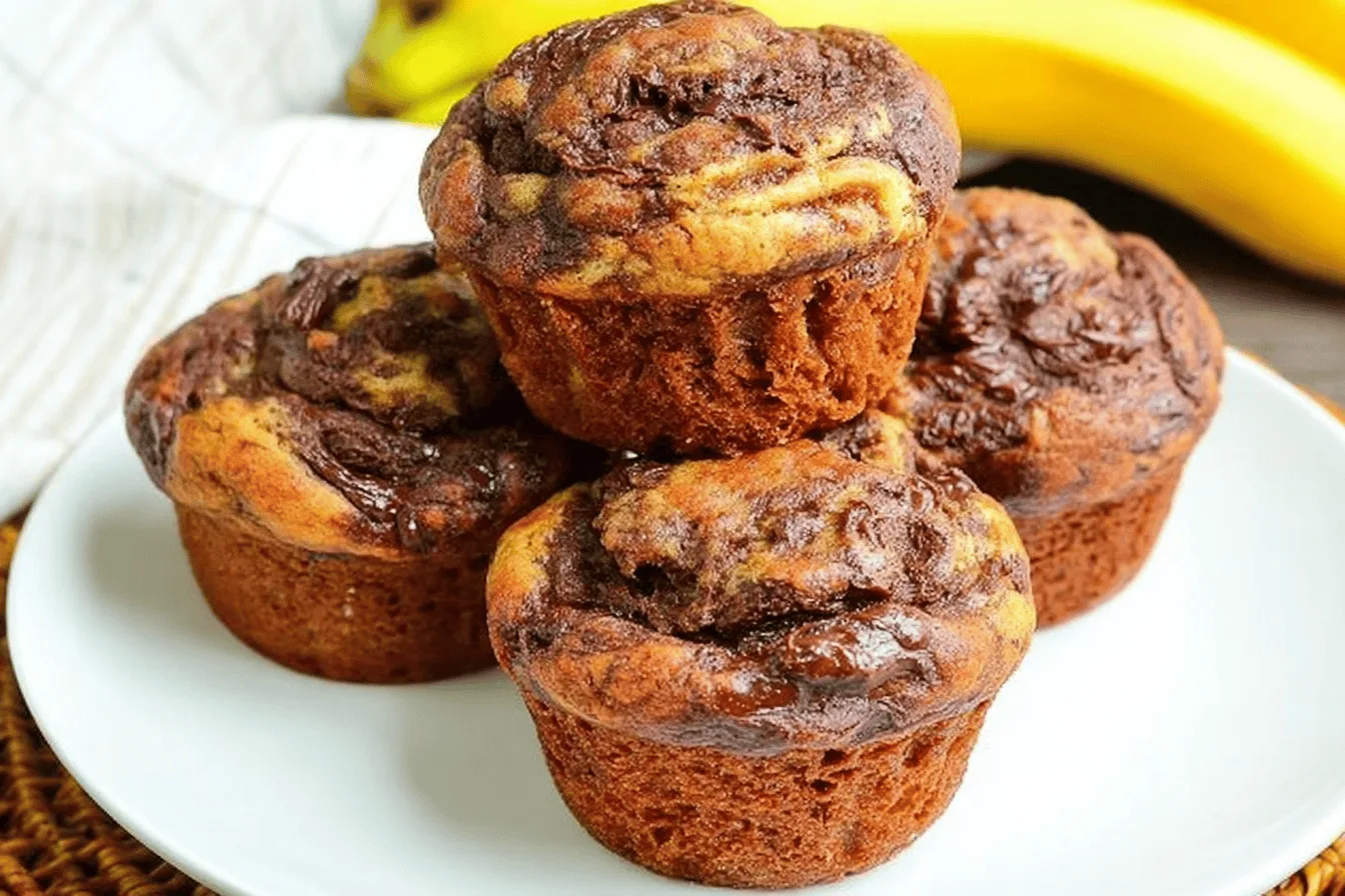 Nutella Banana Muffins Recipe Easy Delight