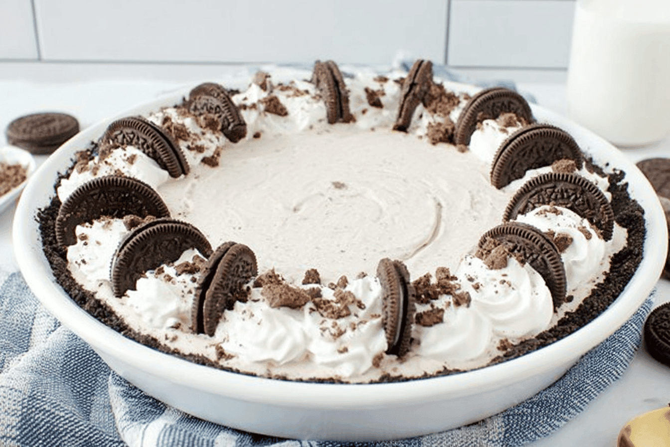 Oreo Cream Pie Recipe for Easy Dessert