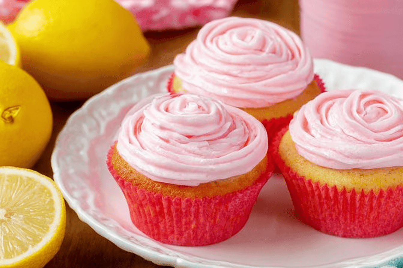 Pink Lemonade Cupcakes Recipe Delight