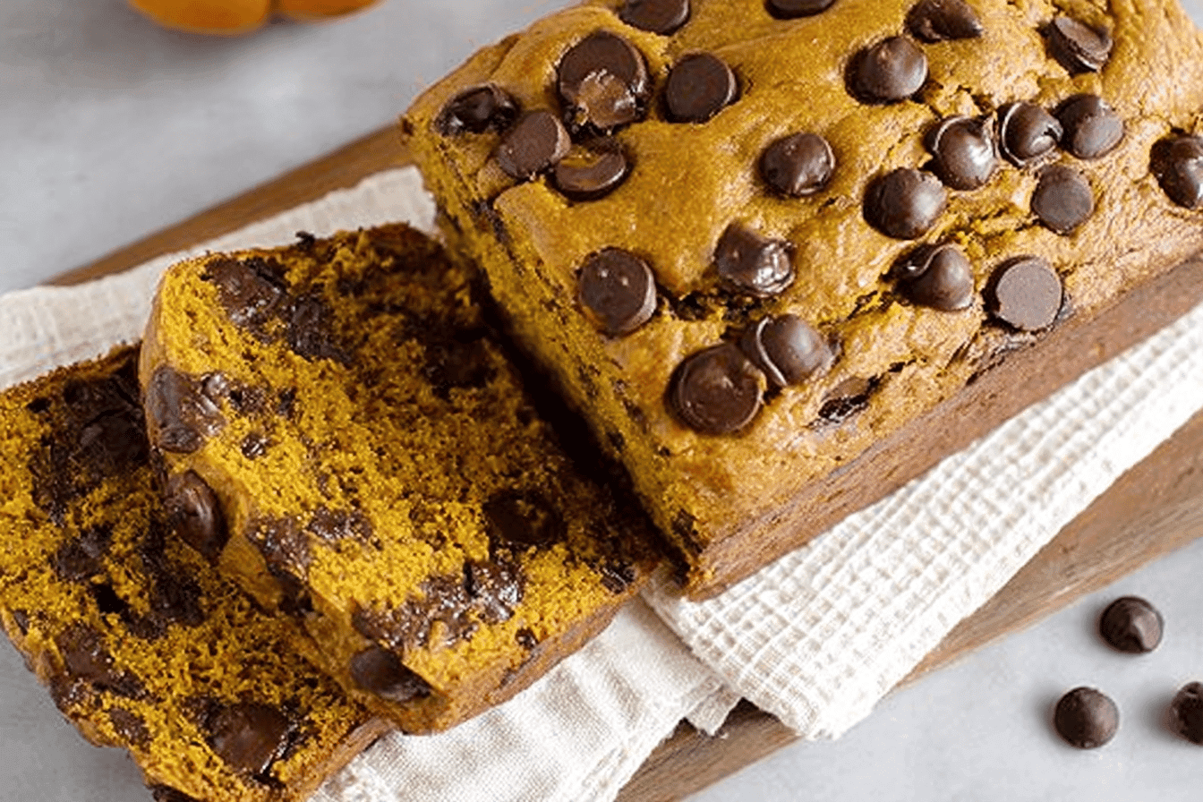 Pumpkin Chocolate Chip Bread Recipe
