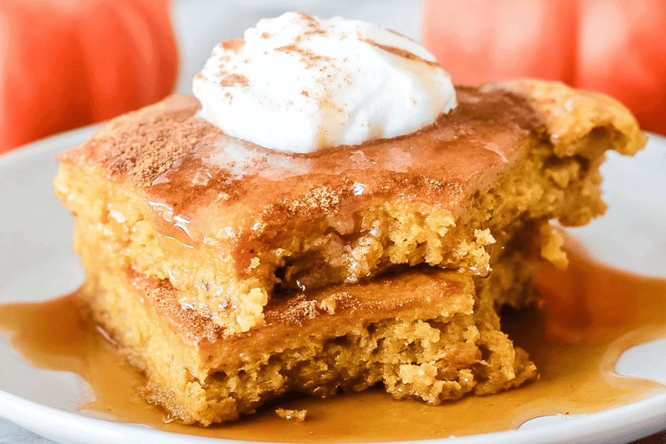 Pumpkin Sheet Pan Pancakes Recipe Delight