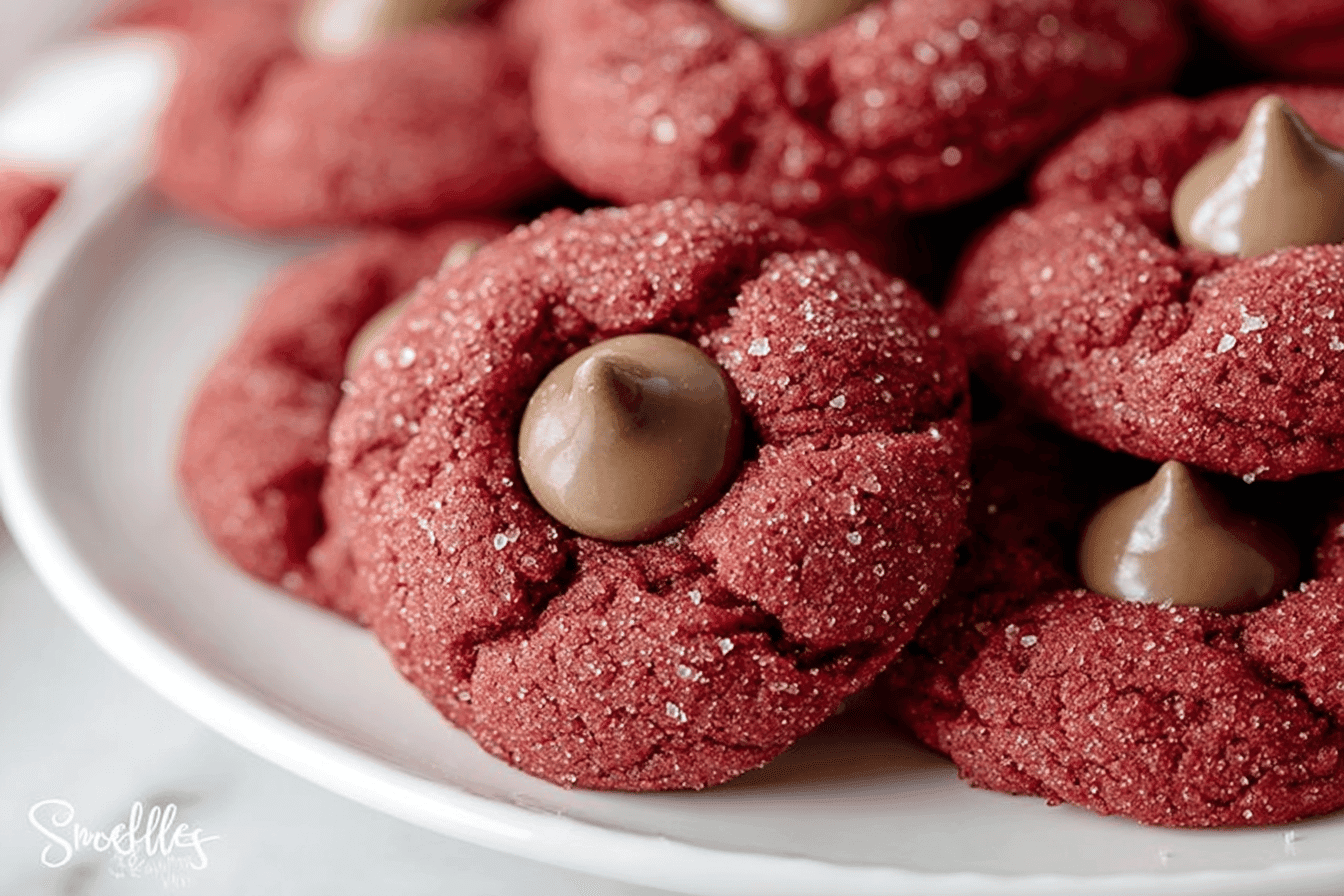 Red Velvet Cake Mix Blossom Cookies Recipe