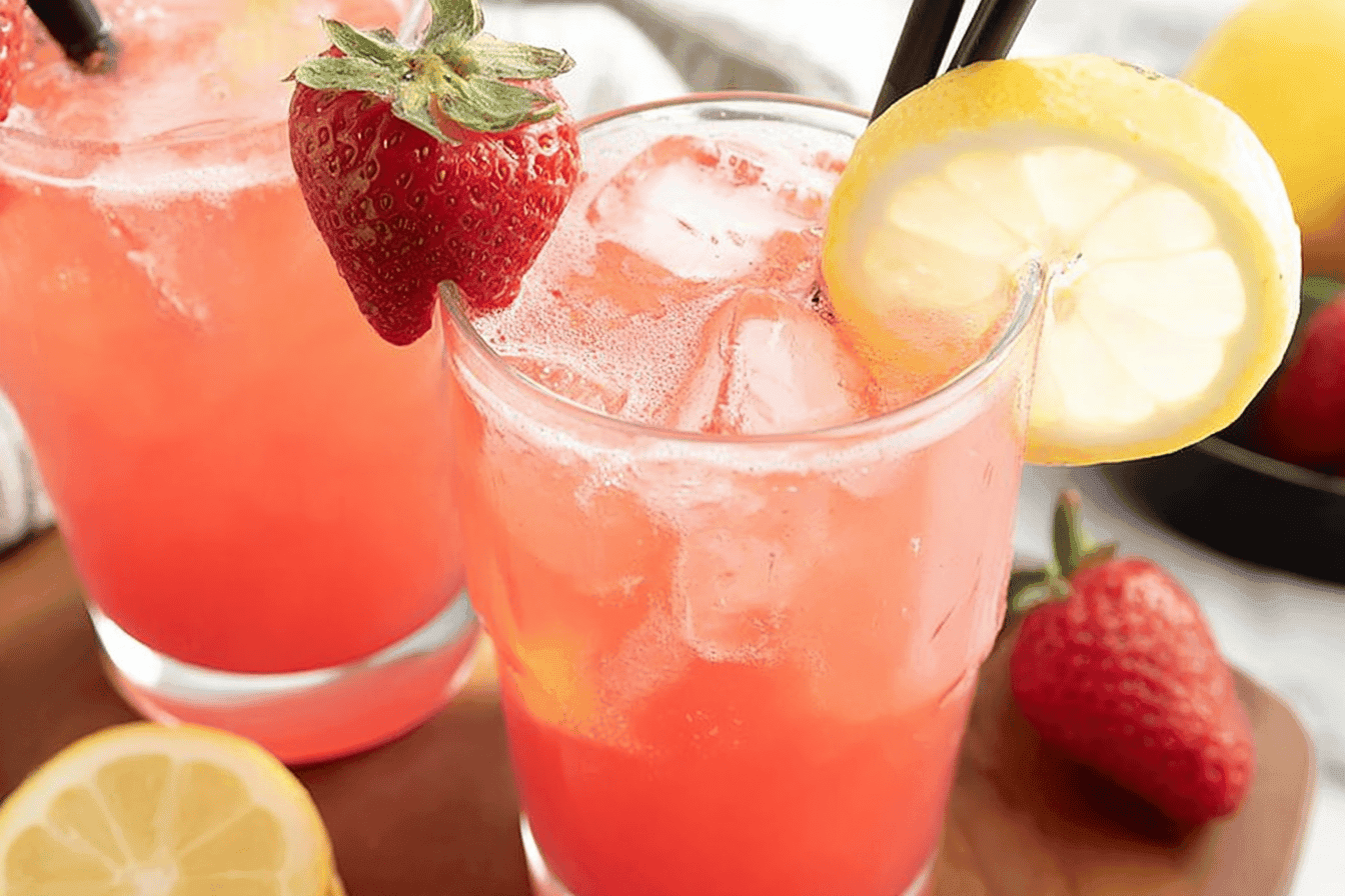 Refreshing Homemade Strawberry Lemonade Recipe