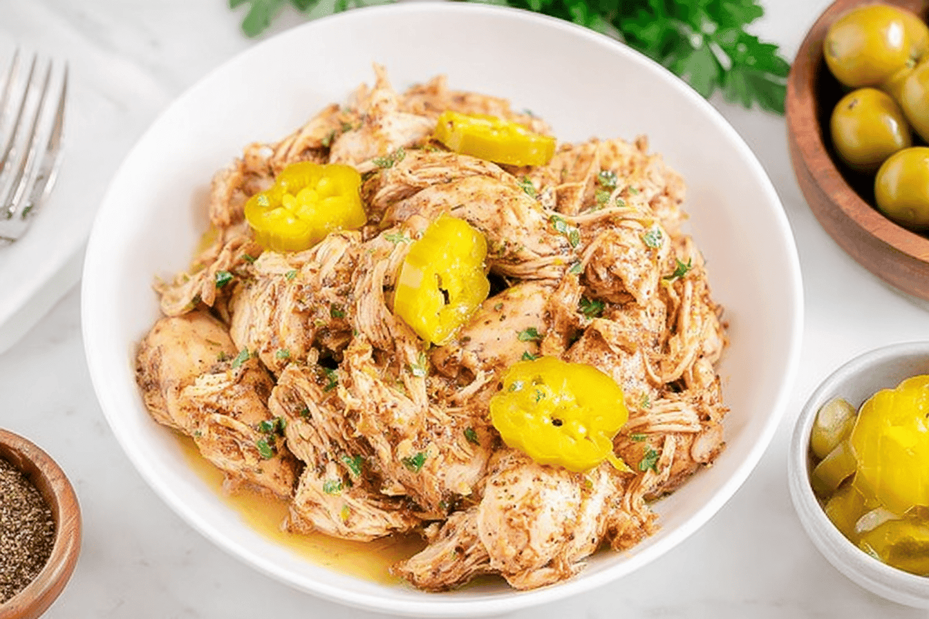 Slow Cooker Mississippi Chicken Recipe