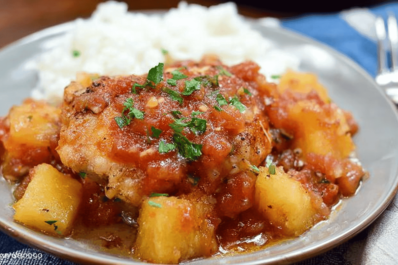 Slow Cooker Pineapple Salsa Chicken Recipe