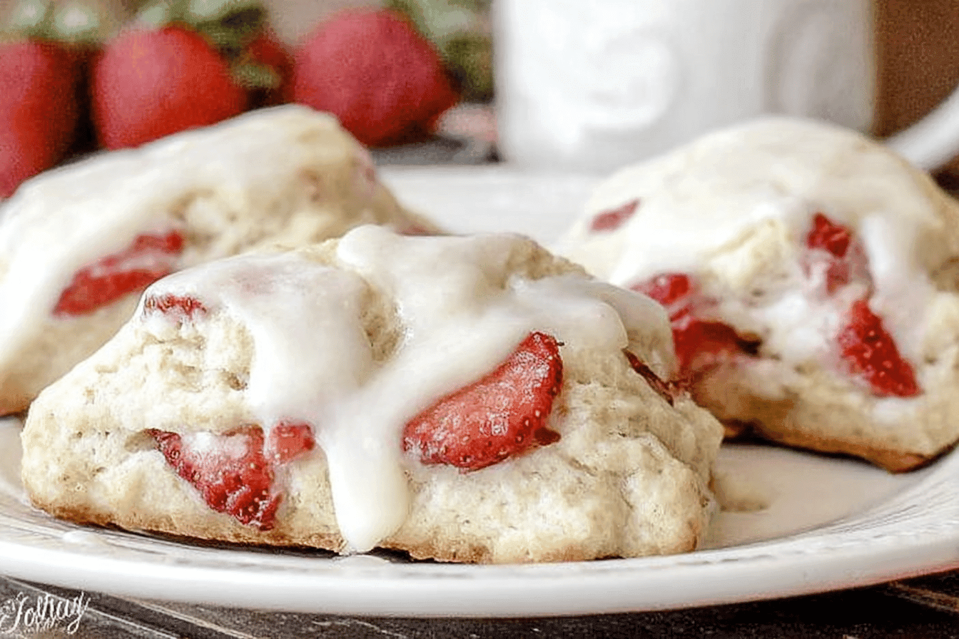 Strawberries and Cream Scones Recipe