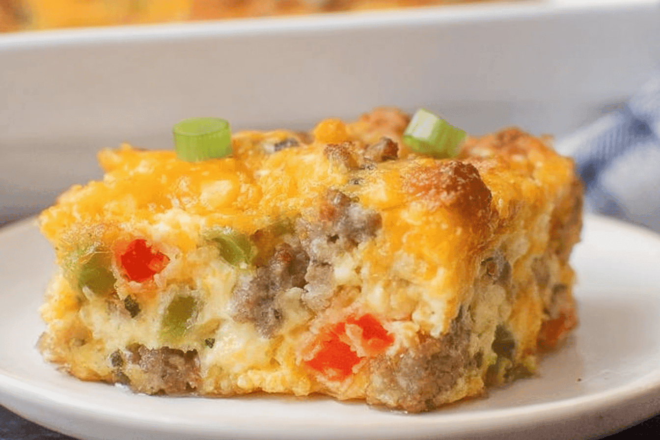 Tater Tot Breakfast Casserole with Sausage Recipe
