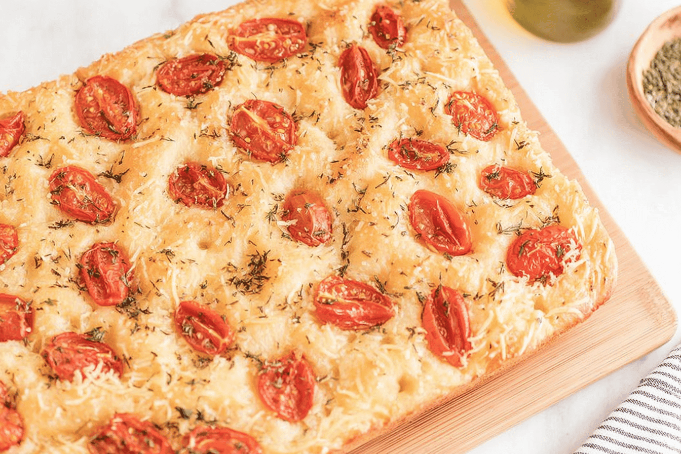 Tomato Focaccia Bread Recipe for Beginners