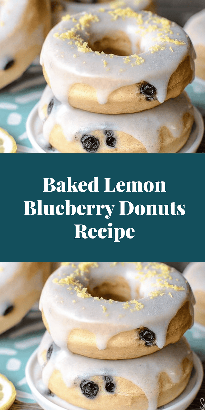 Baked Lemon Blueberry Donuts Recipe
