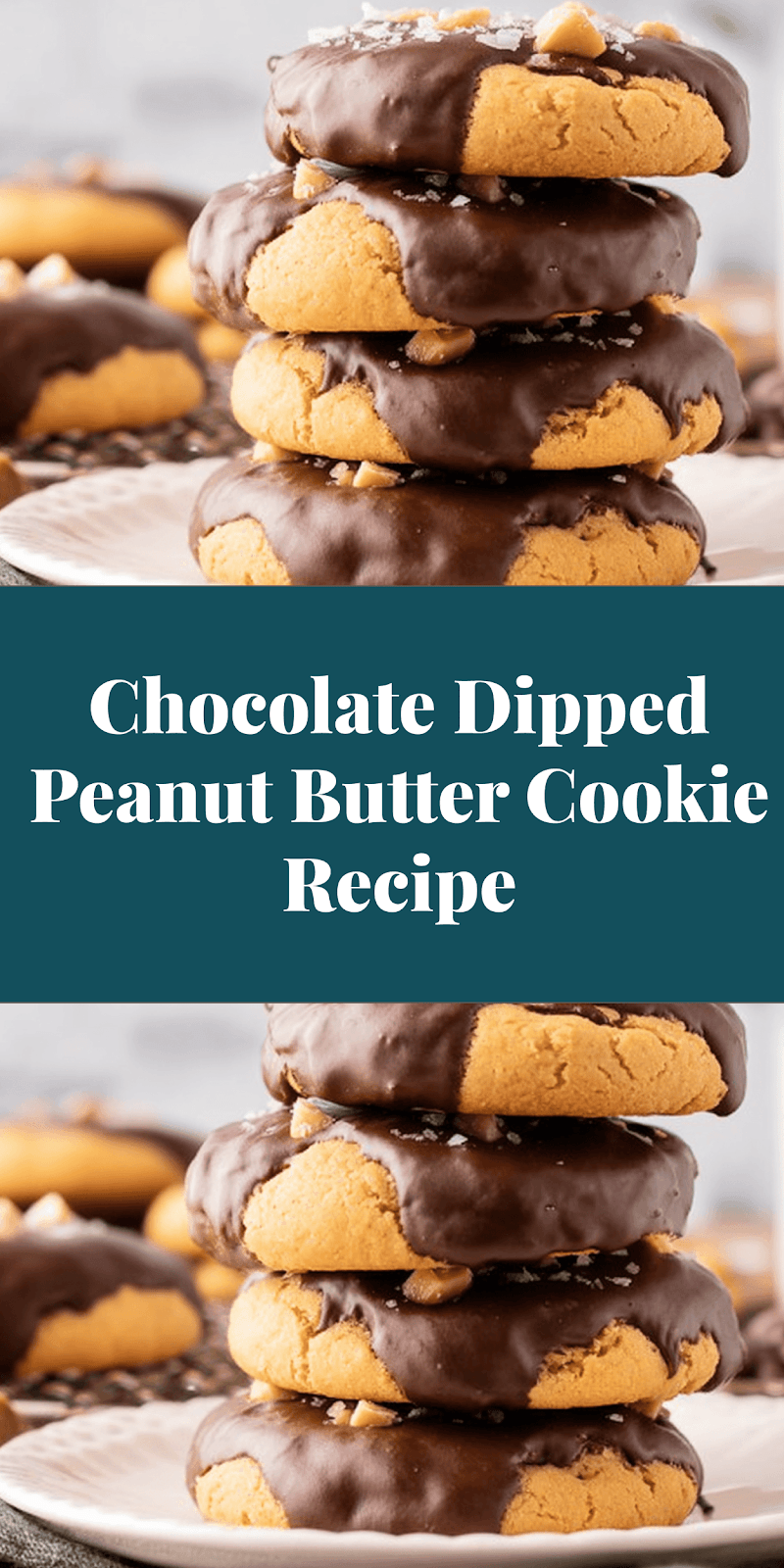 Chocolate Dipped Peanut Butter Cookie Recipe