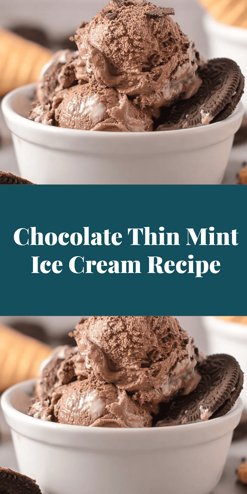 Chocolate Thin Mint Ice Cream Recipe