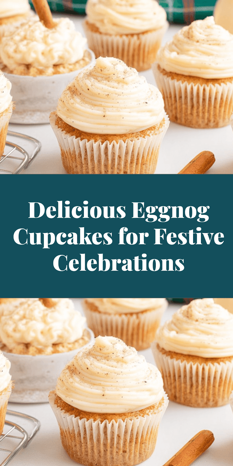 Delicious Eggnog Cupcakes for Festive Celebrations