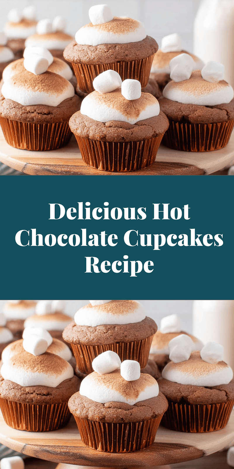 Delicious Hot Chocolate Cupcakes Recipe