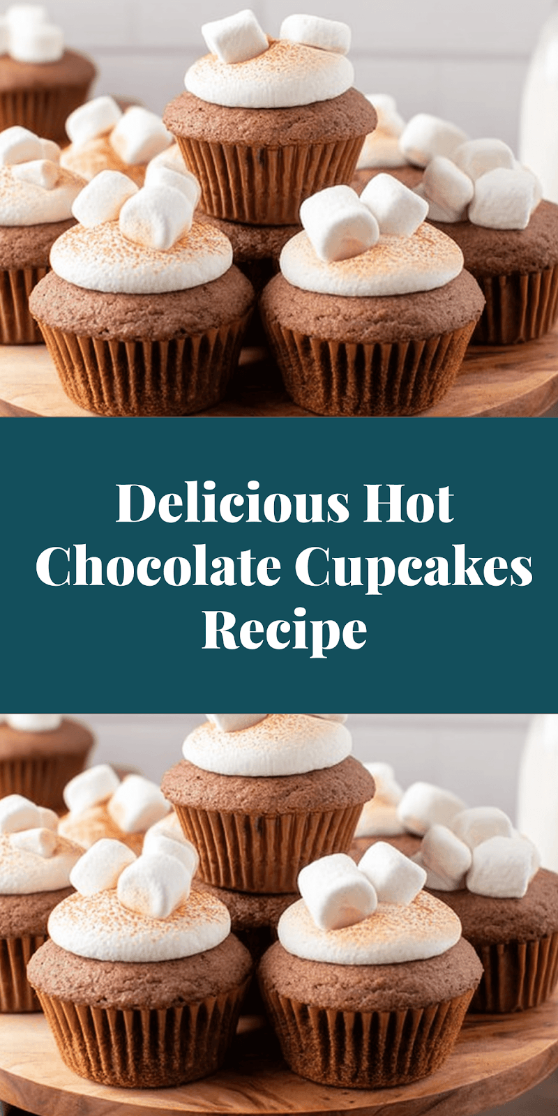 Delicious Hot Chocolate Cupcakes Recipe