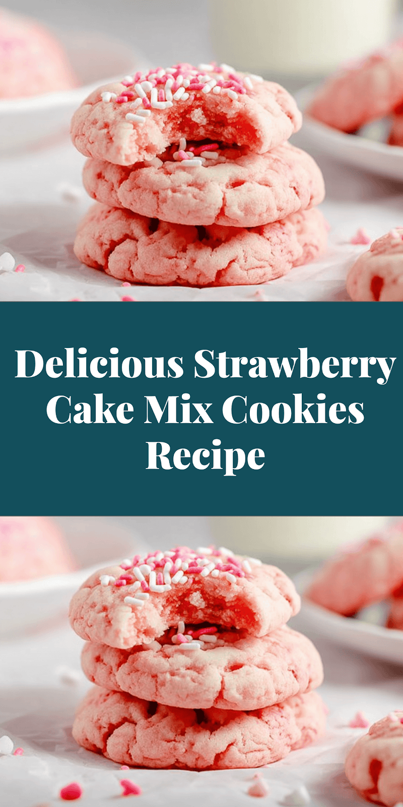 Delicious Strawberry Cake Mix Cookies Recipe