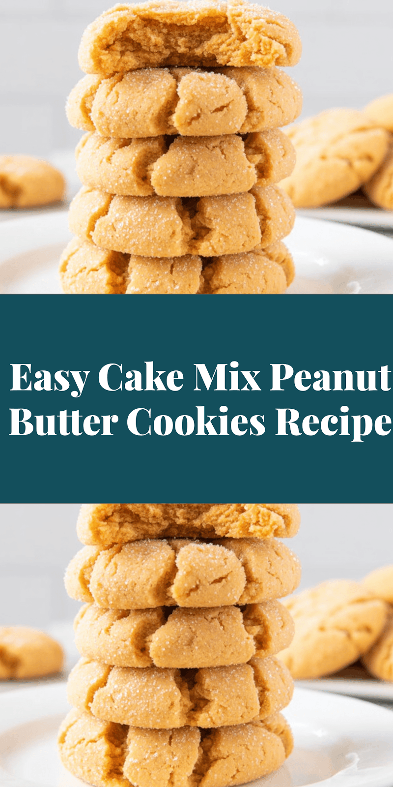 Easy Cake Mix Peanut Butter Cookies Recipe