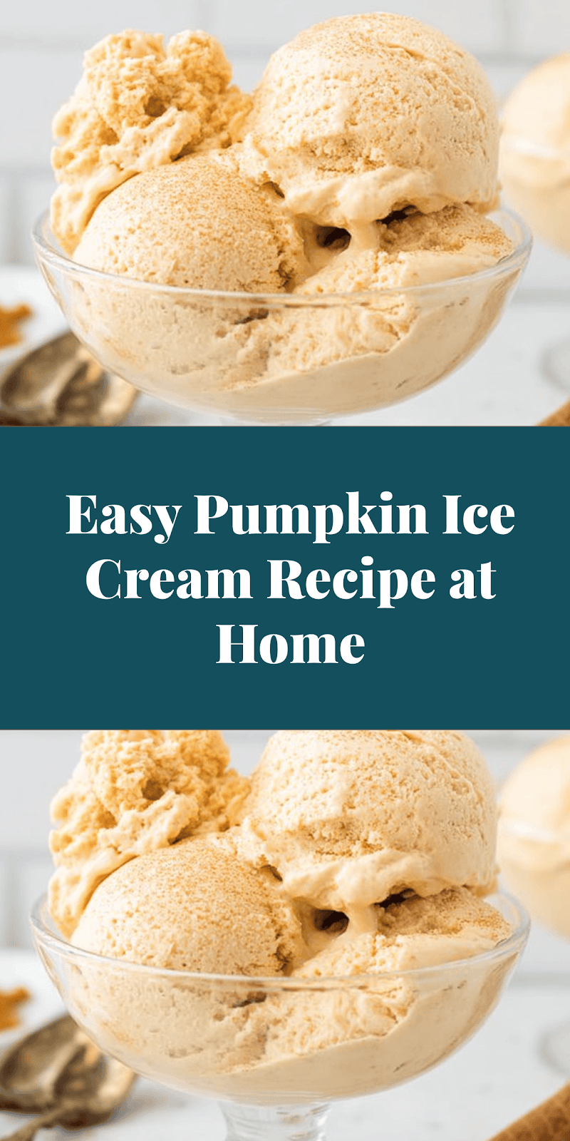 Easy Pumpkin Ice Cream Recipe at Home