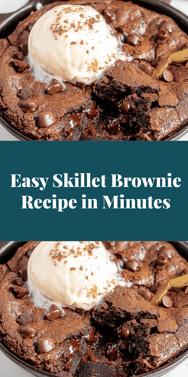 Easy Skillet Brownie Recipe in Minutes