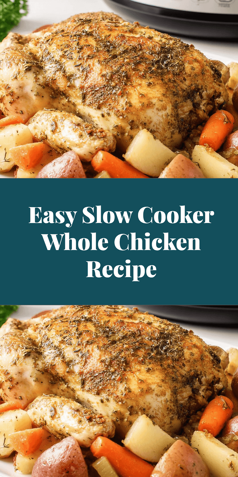 Easy Slow Cooker Whole Chicken Recipe