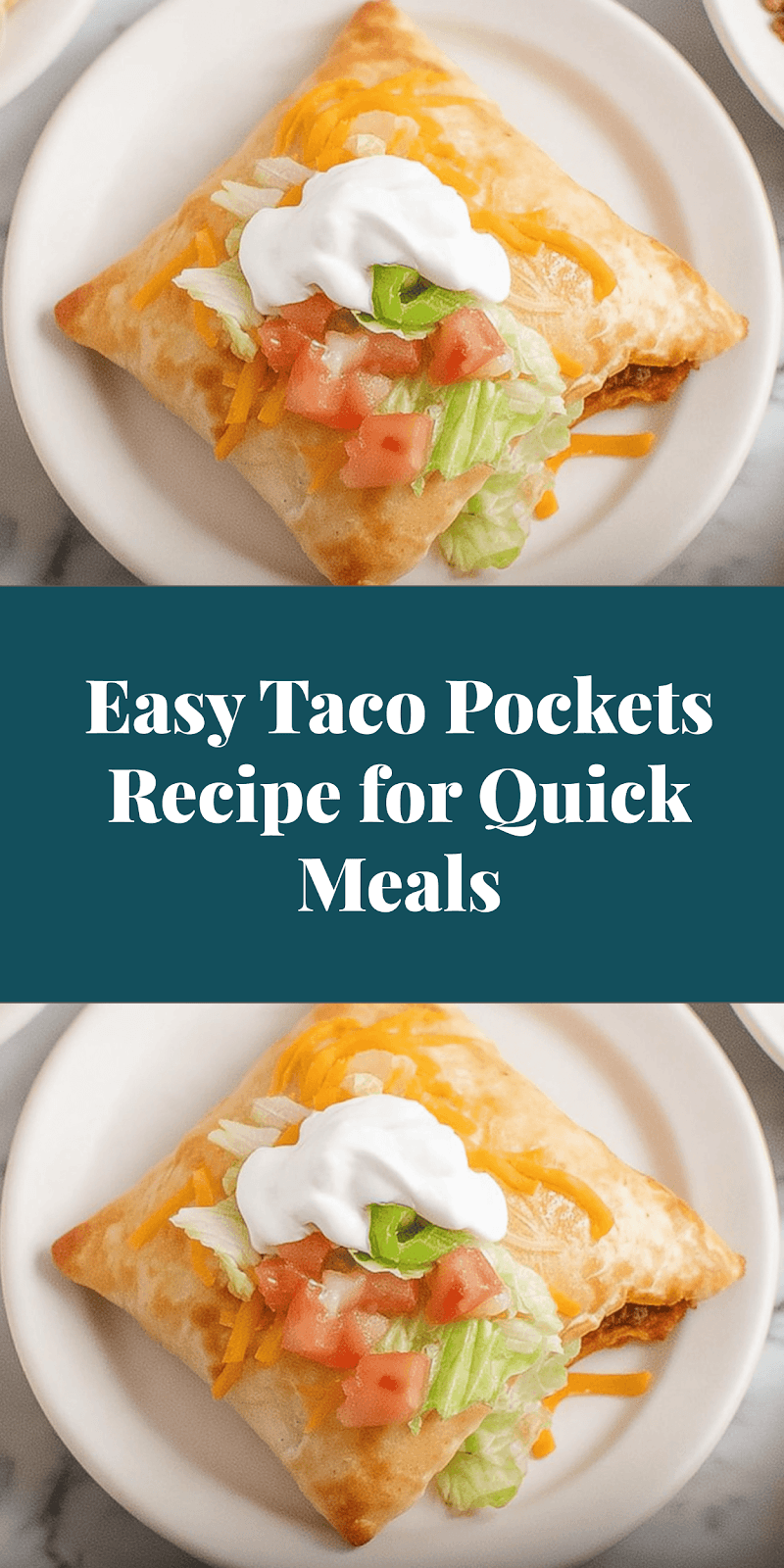 Easy Taco Pockets Recipe for Quick Meals