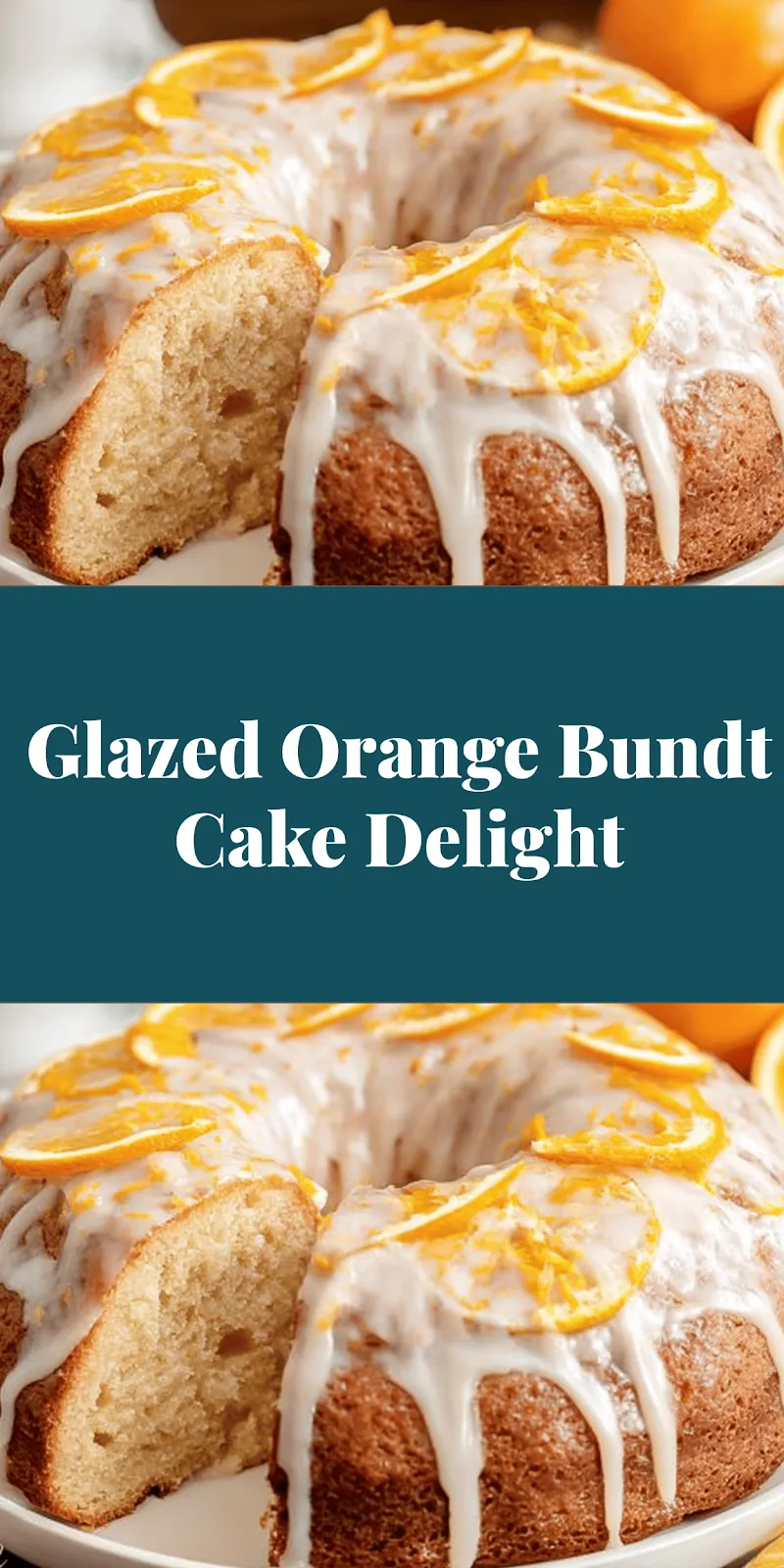 Glazed Orange Bundt Cake Delight