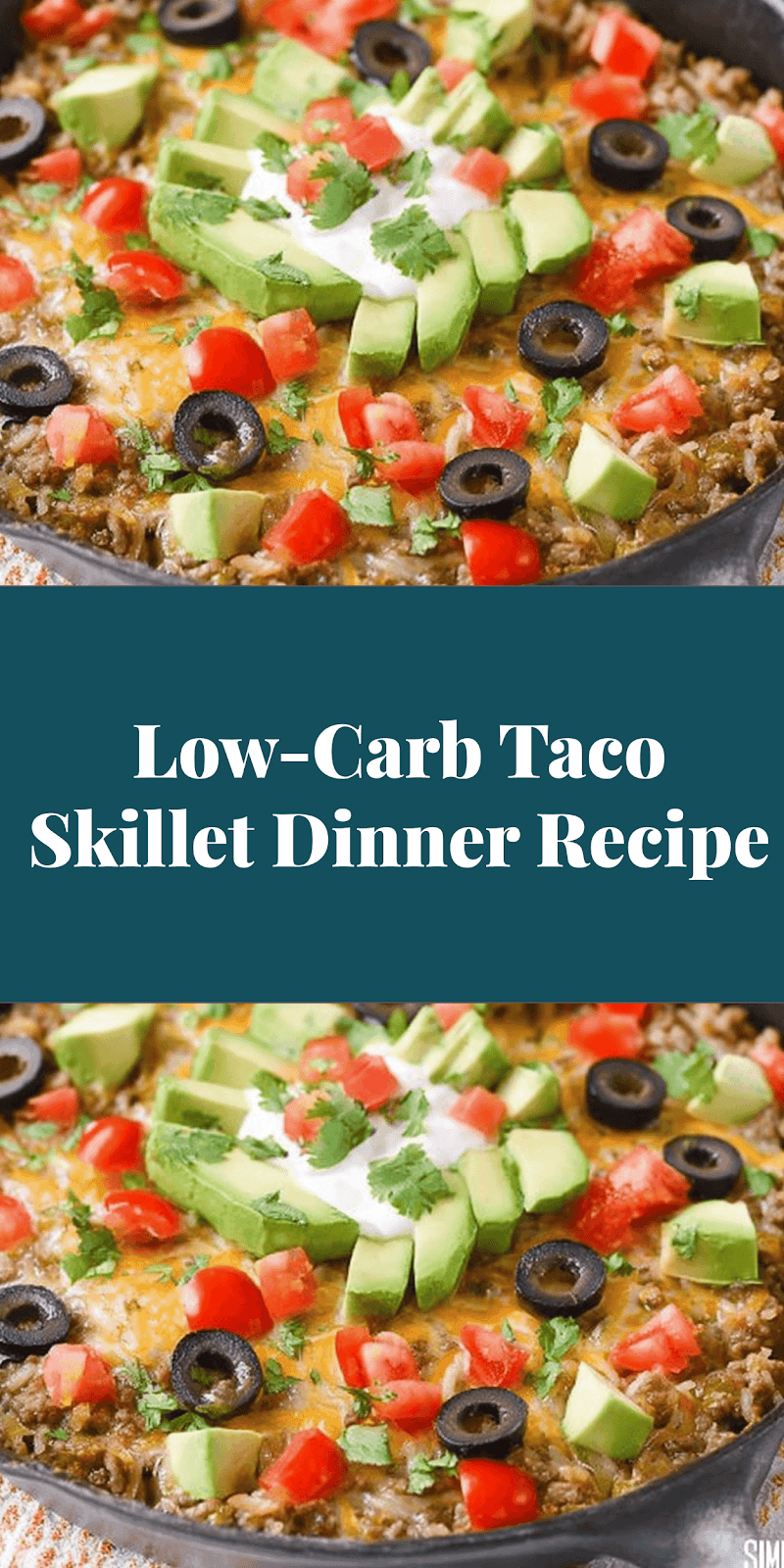Low-Carb Taco Skillet Dinner Recipe