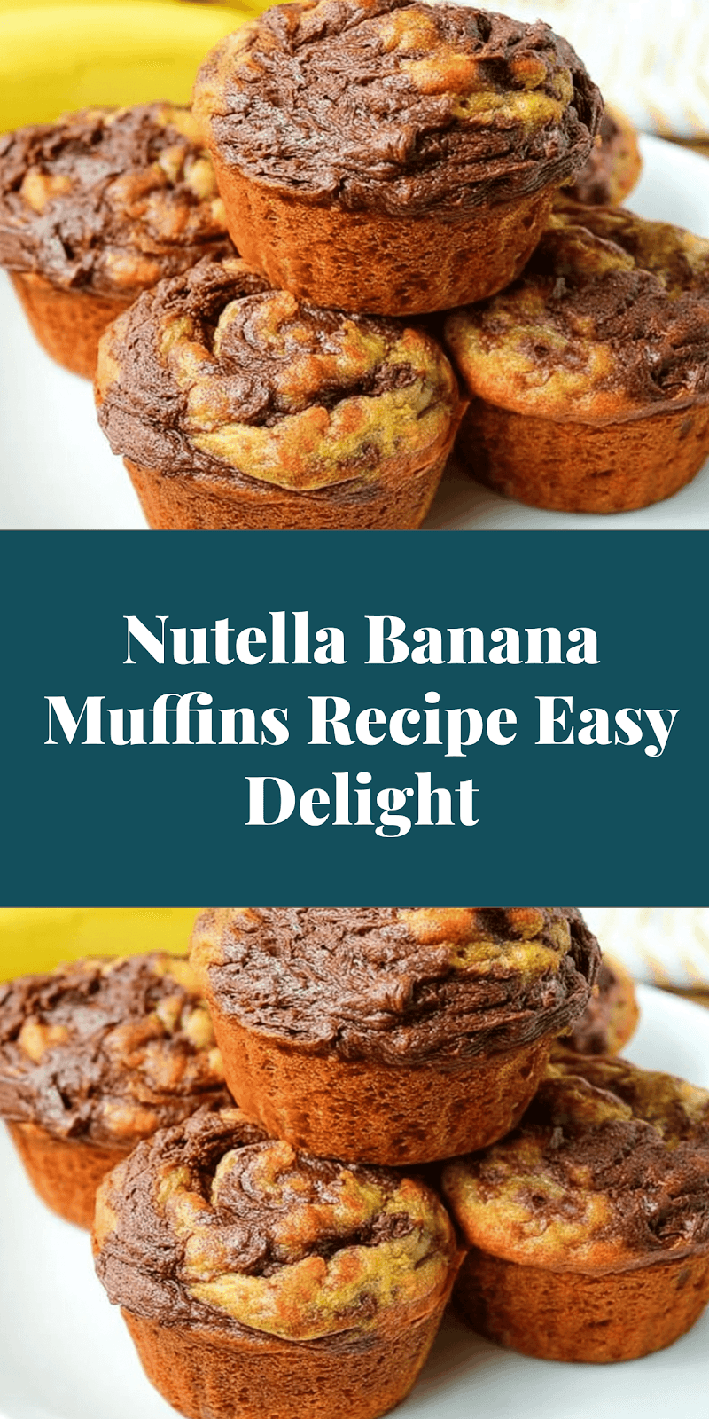 Nutella Banana Muffins Recipe Easy Delight