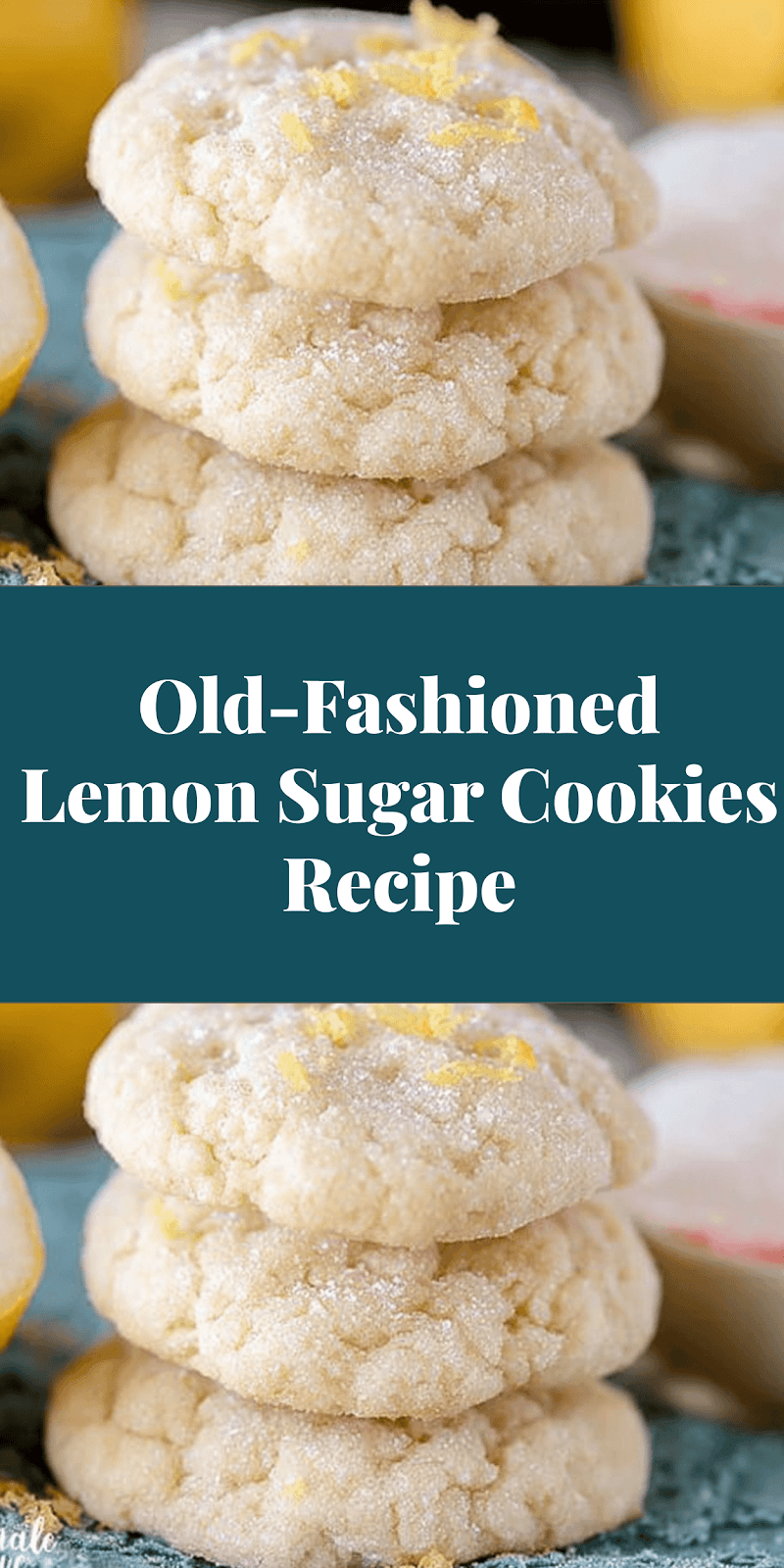 Old-Fashioned Lemon Sugar Cookies Recipe