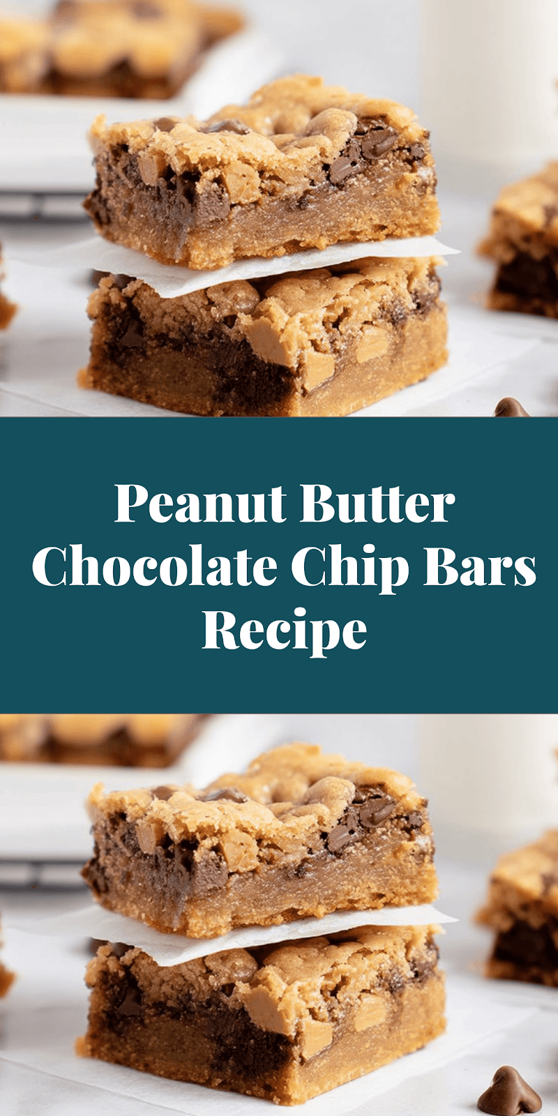 Peanut Butter Chocolate Chip Bars Recipe