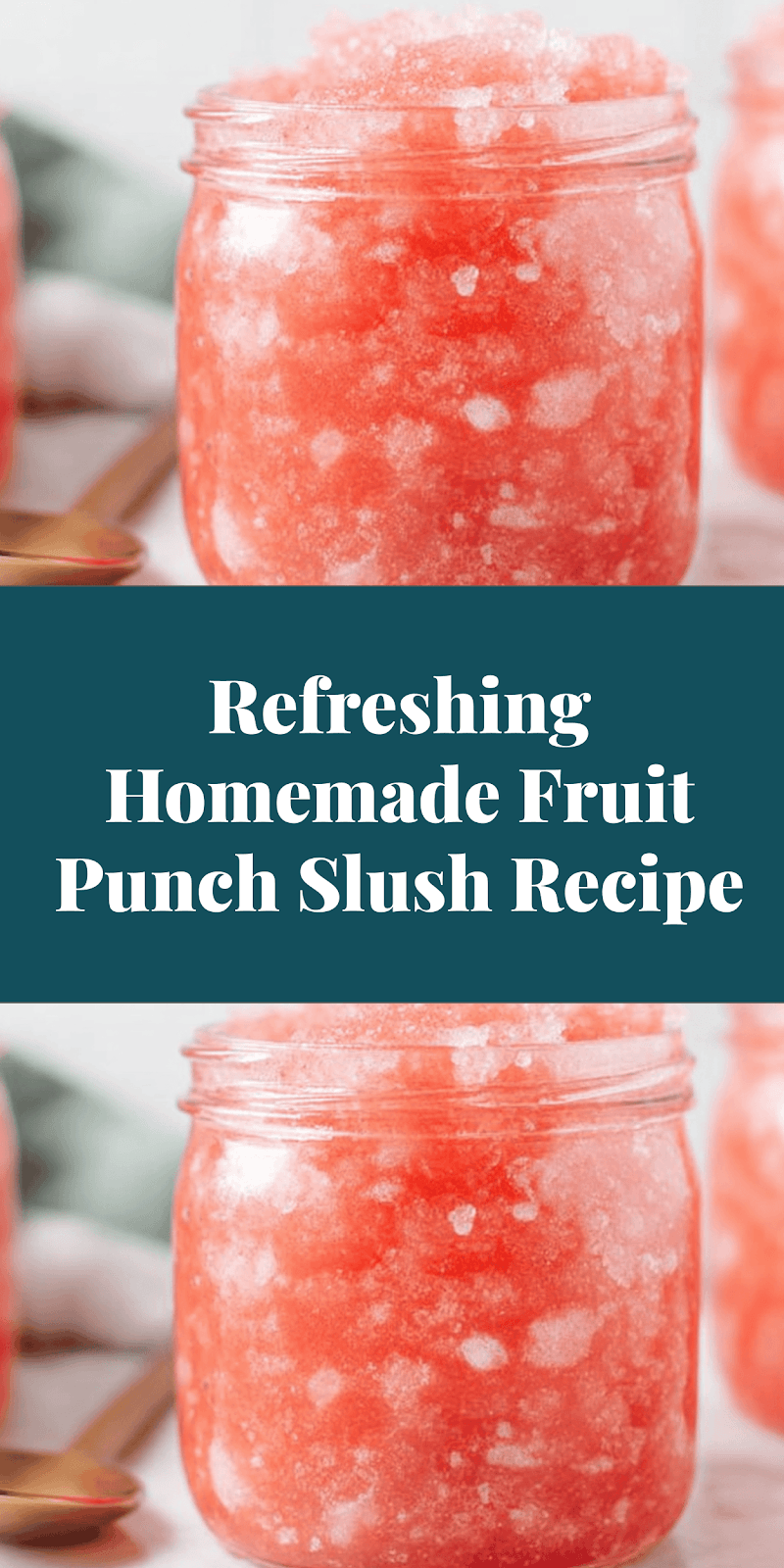 Refreshing Homemade Fruit Punch Slush Recipe