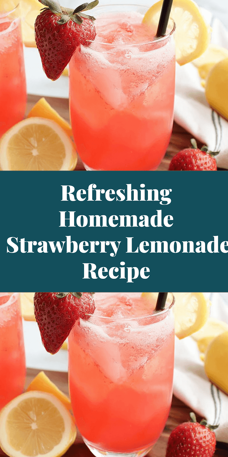 Refreshing Homemade Strawberry Lemonade Recipe