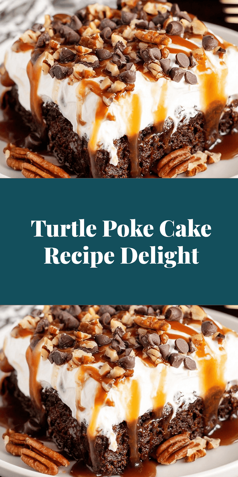 Turtle Poke Cake Recipe Delight