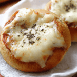 Baked Lasagna in Garlic Bread Bowls
