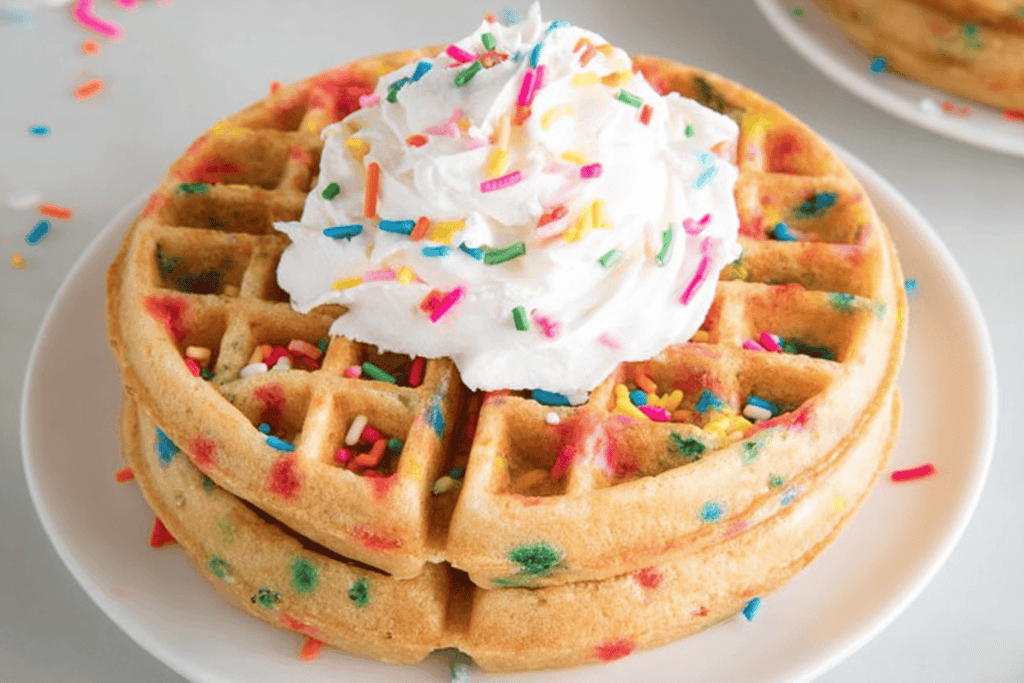 Birthday Cake Waffles Recipe for Celebrations