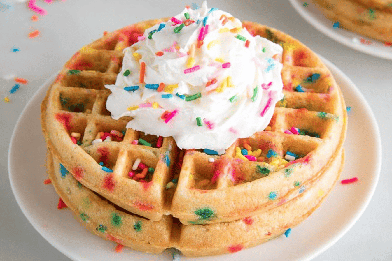 Birthday Cake Waffles Recipe for Celebrations