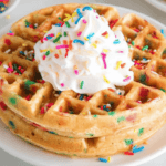 Birthday Cake Waffles for Sweet Celebrations